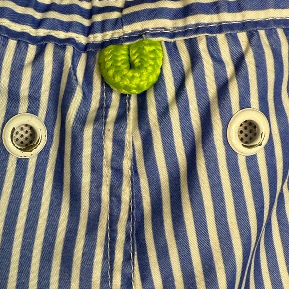 Tailorbyrd Swim Trunks Men’s Large Blue White Stripe Quick Dry Board Shorts - Picture 4 of 11